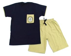 Conjunto juv manga curta