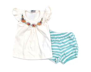 Conjunto Pitiluka Bebe Manga japonesa Cotton Short