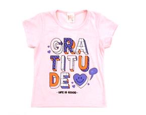 Blusa inf manga curta