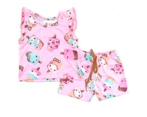 Conjunto fem manga curta