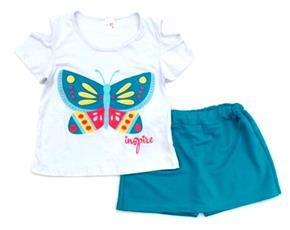 Conjunto juv manga curta