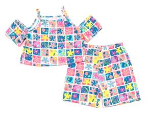Conjunto juv manga curta