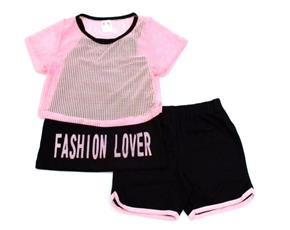 Conjunto juv manga curta