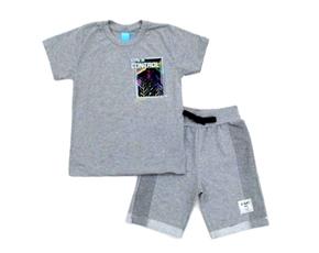 Conjunto inf manga curta