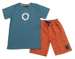 Conjunto juv manga curta