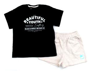 Conjunto juv manga curta