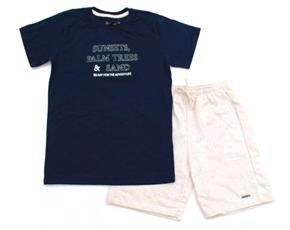 Conjunto juv manga curta