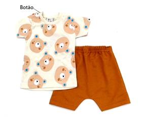 Conjunto masc manga curta