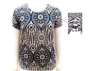 Blusa ad extrag manga curt