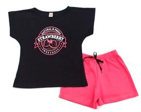 Conjunto juv manga curta