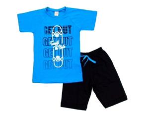Conjunto inf manga curta
