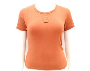 Blusa ad extrag manga curt