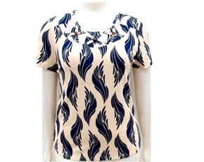 Blusa ad extrag manga curt