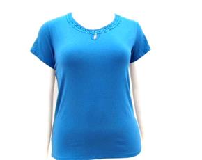 Blusa ad extrag manga curt