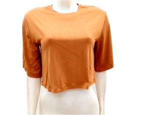 Blusa ad manga curta