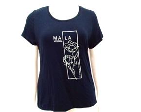 Blusa ad extrag manga curt