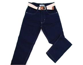 Calça Gilas Juv Masc Jeans Lycra Cinto