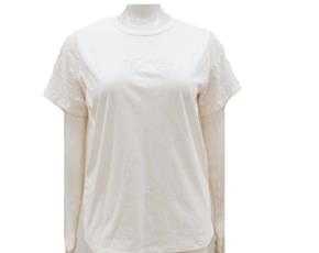 Blusa ad extrag manga curt