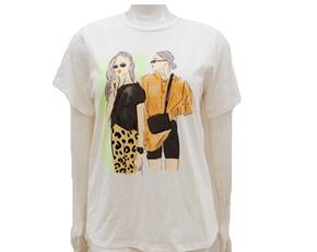 Blusa ad extrag manga curt