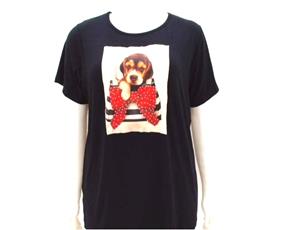 Blusa ad extrag manga curt