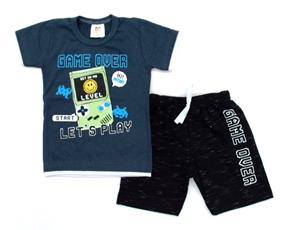 Conjunto masc m/curta