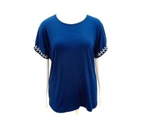 Blusa ad extrag manga curt