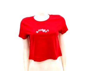 Blusa ad manga curta