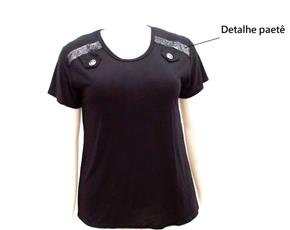 Blusa ad extrag manga curt