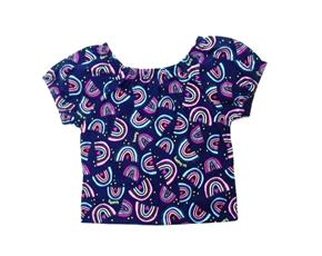 Blusa juv manga curta