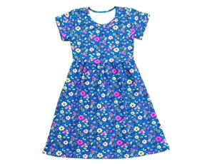Vestido juv manga curta