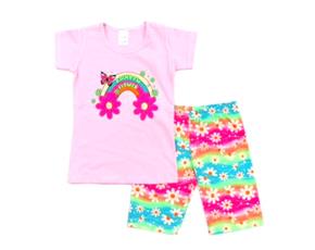 Conjunto juv manga curta