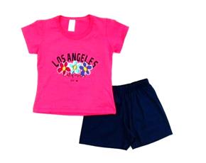 Conjunto juv manga curta