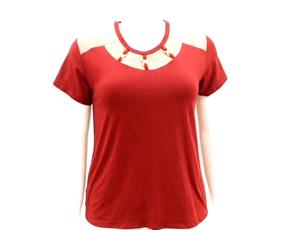 Blusa ad extrag manga curt