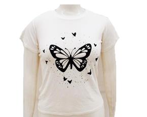 Blusa ad extrag manga curt