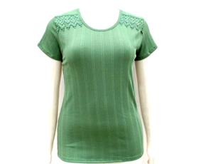 Blusa ad extrag manga curt