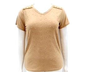 Blusa ad extrag manga curt