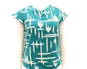 Blusa ad extrag manga curt