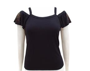 Blusa ad extrag manga curt