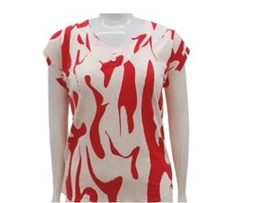 Blusa ad extrag manga curt