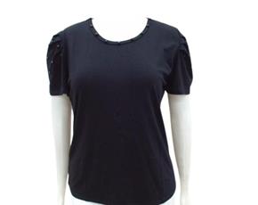 Blusa ad extrag manga curt