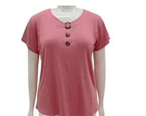 Blusa ad extrag manga curt