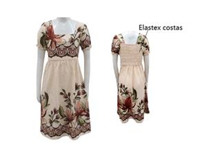 Vestido inf manga curta