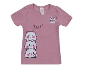 Blusa inf manga curta