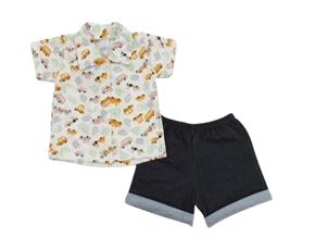 Conjunto masc manga curta