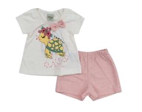 Conjunto fem manga curta