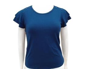 Blusa ad extrag manga curt