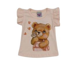 Blusa fem manga curta