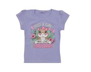 Blusa juv manga curta