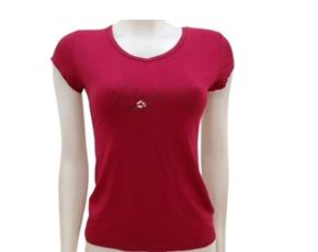 Blusa ad manga curta