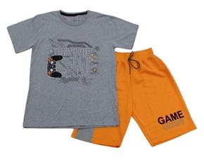 Conjunto juv manga curta